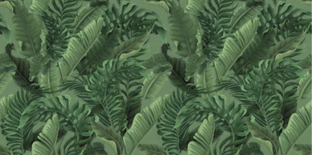 Tropical Forest Wallpaper Wallpaper Absoluta Prime Green 