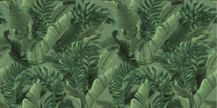 Tropical Forest Wallpaper Wallpaper Absoluta Prime Green 