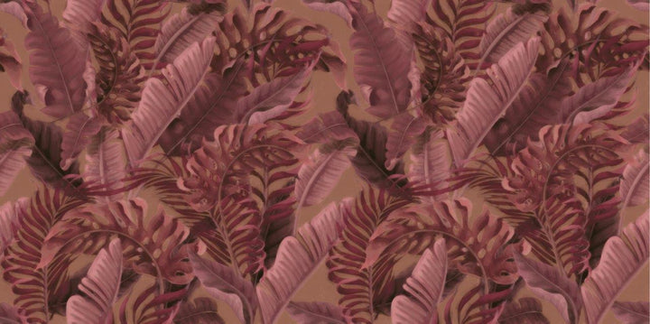Tropical Forest Wallpaper Wallpaper Absoluta Prime Magenta 