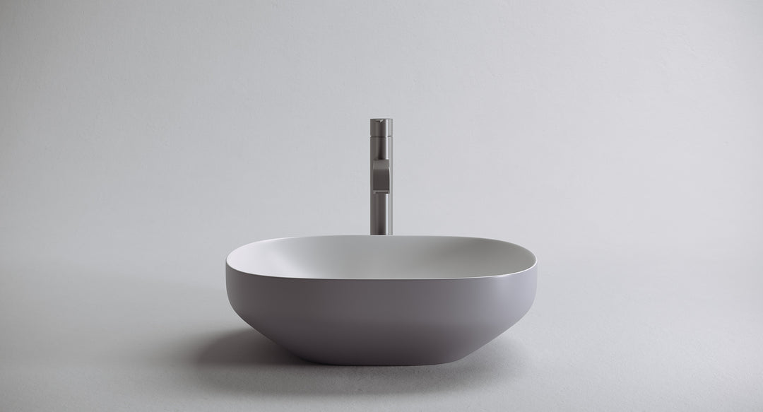 Ago3 Washbasin Sinks Antonio Lupi AGO3C: H. 15 x P. 45 x L. 50 cm Colormood STRADA