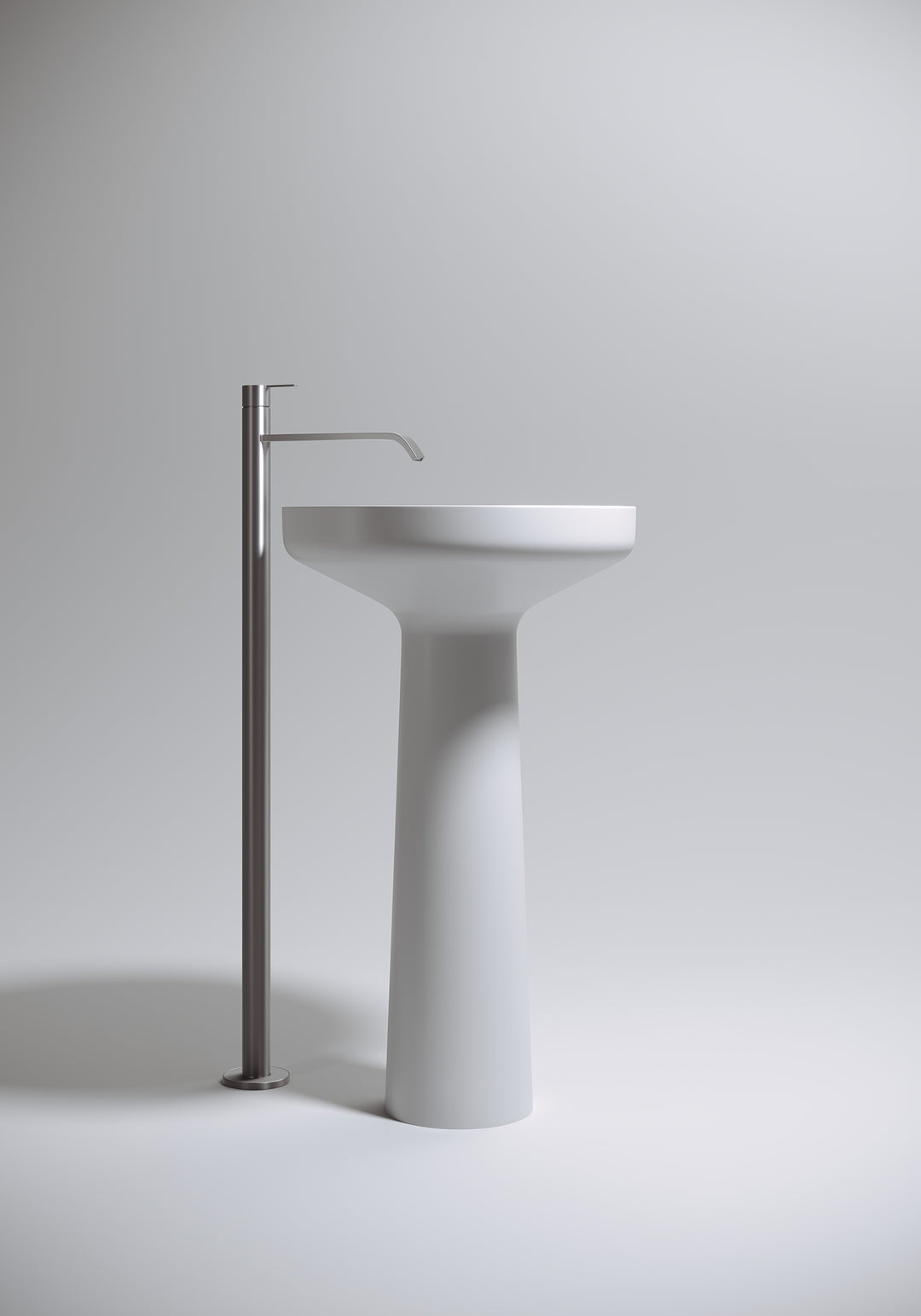 Ago85 Pedestal Sink Colormood Sinks Antonio Lupi WHITE  