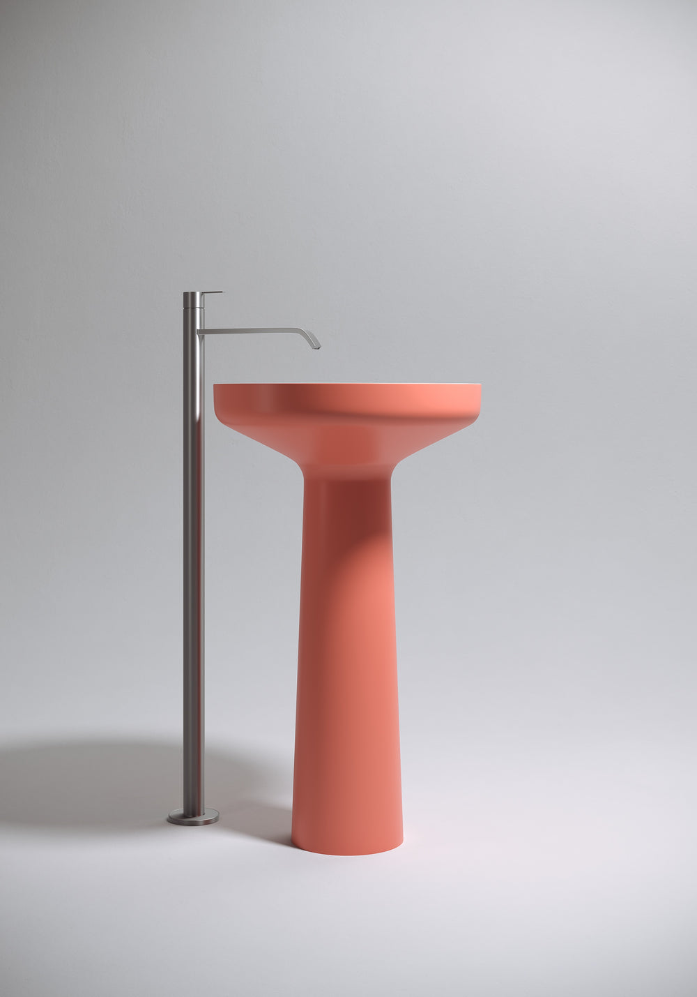 Ago85 Pedestal Sink Colormood Sinks Antonio Lupi BAMBOLA  