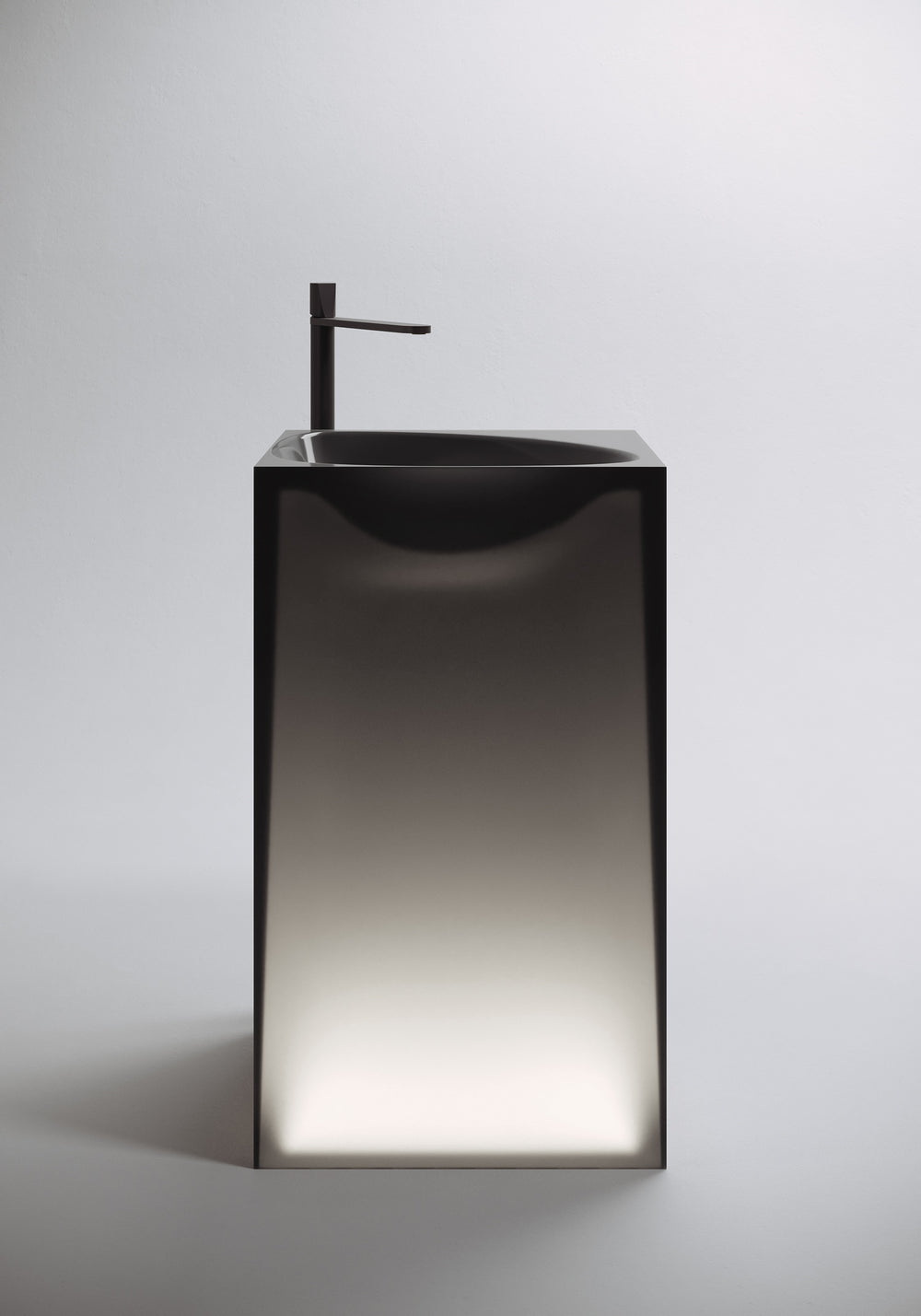 Astro Pedestal Sink LED Sinks Antonio Lupi Icemood Fumé
