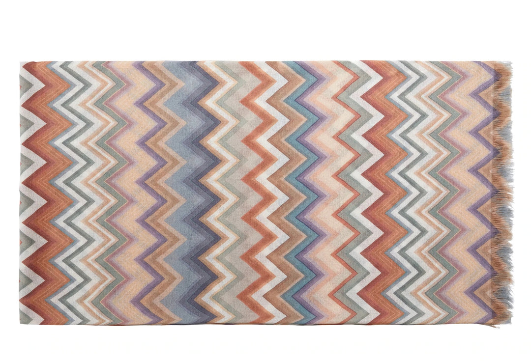 Aron Lightweight Throw Beige Cushions Missoni Home   
