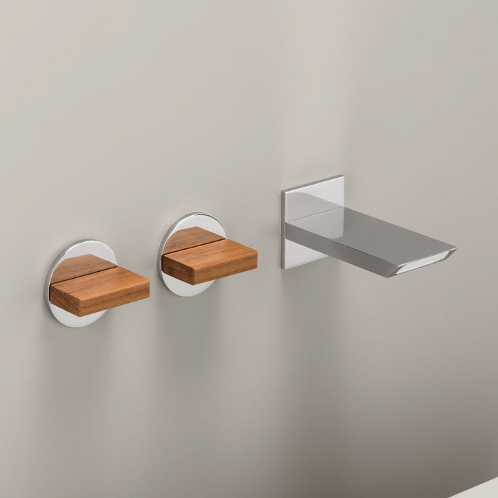 Bar Taps For Washbasin / Bidet - Wall-mounted Dual Handle Taps BAR23 Bathroom CEA   