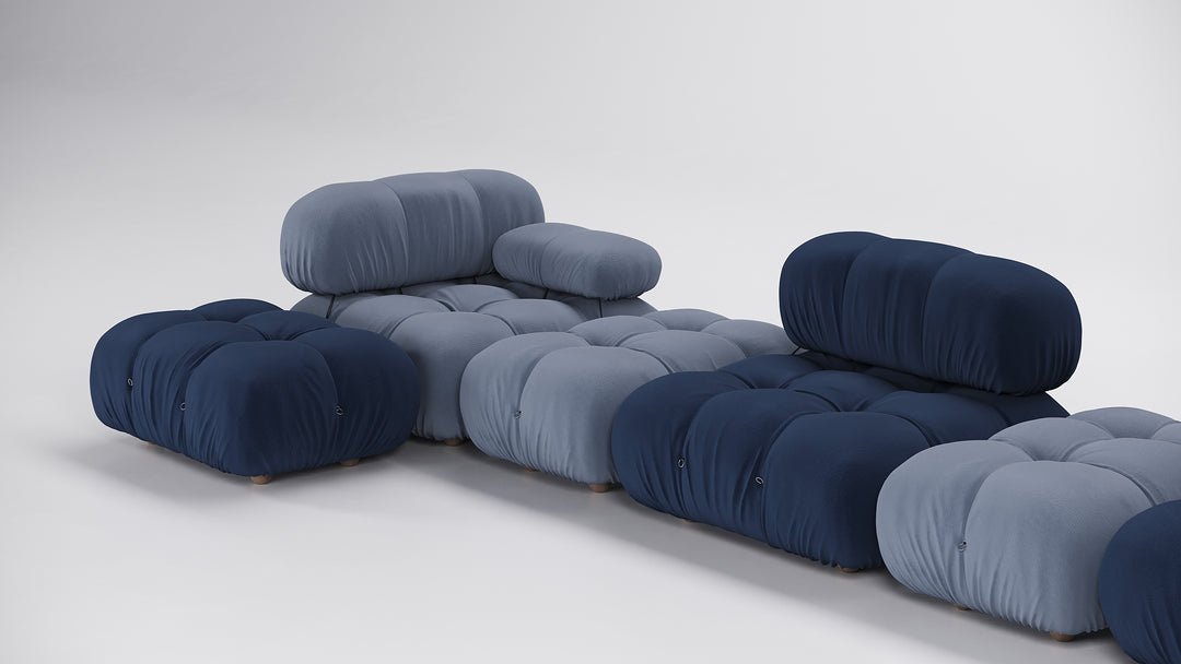 Camaleonda Sofa Sectional Navy Blue Enia & Licata Sofas B&B Italia   
