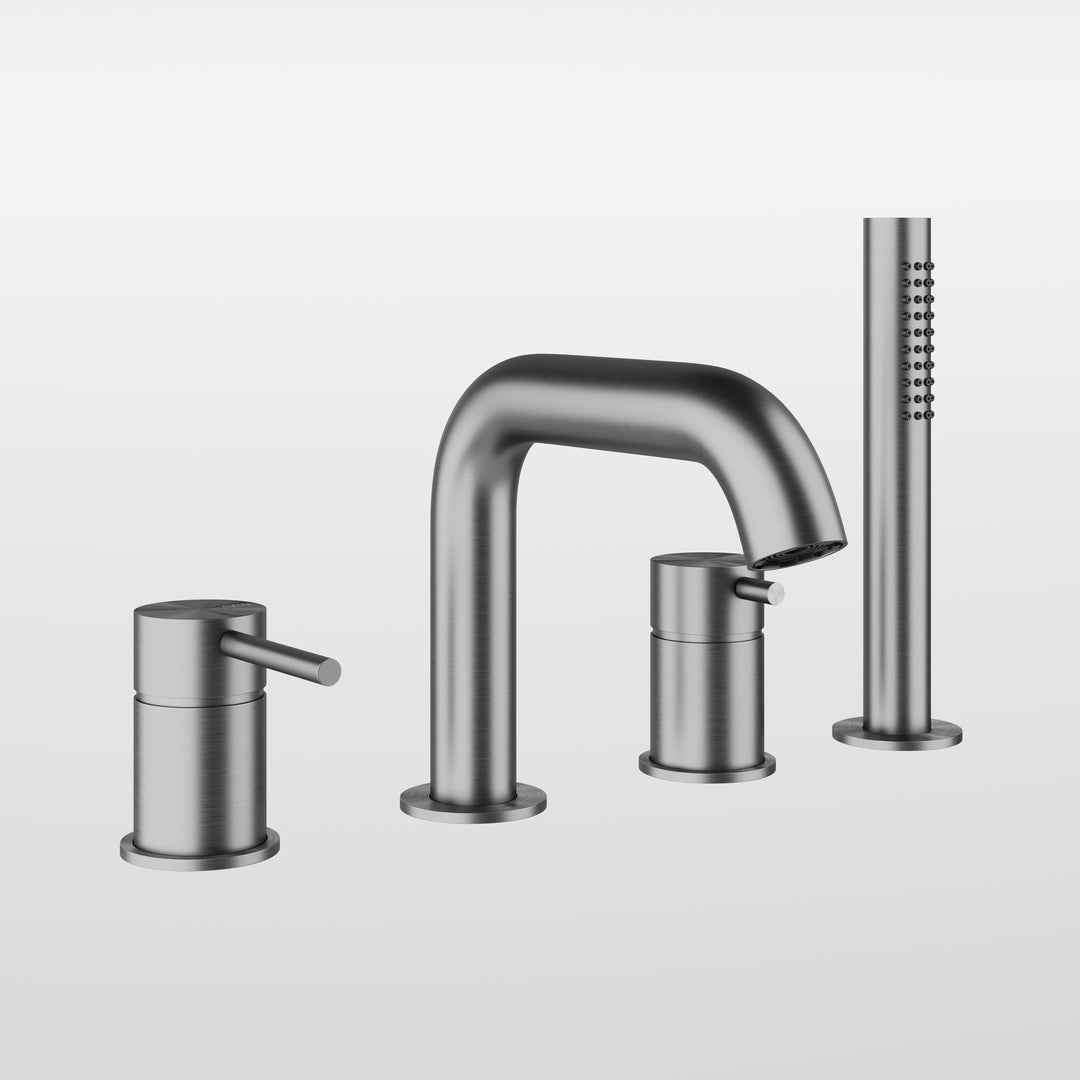 Bath&Shower316 Roman Tub Faucet Set - 54037 Bathroom Accessories GESSI Steel Brushed  