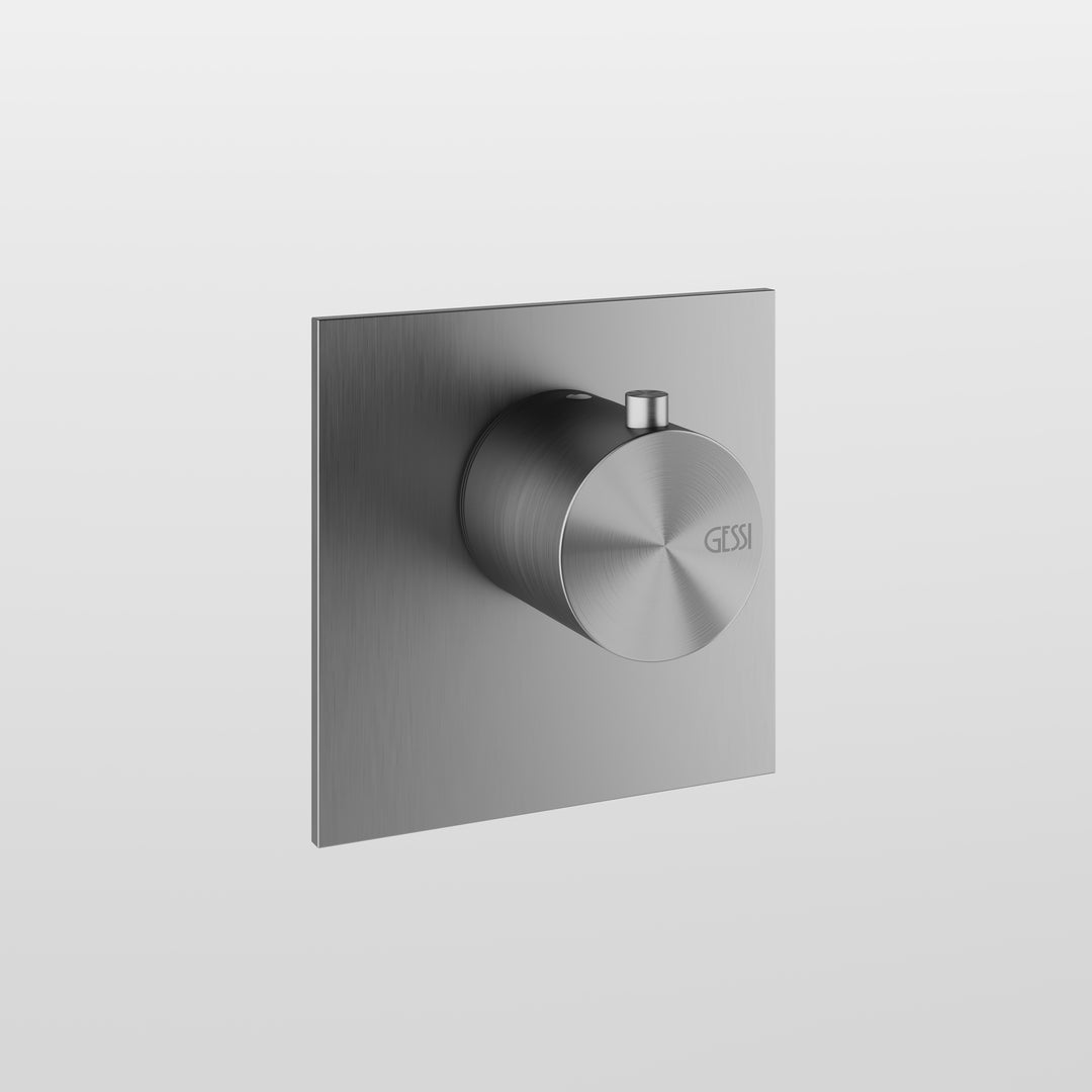 Bath&Shower316 Thermostatic Trim -54554 Shower Controls GESSI Steel Brushed  
