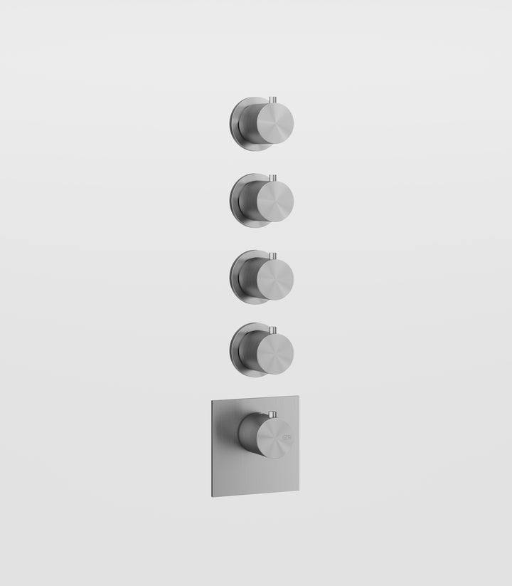 Bath&Shower316 Thermostatic Trim With Four Volume Controls -54508 Shower Controls GESSI