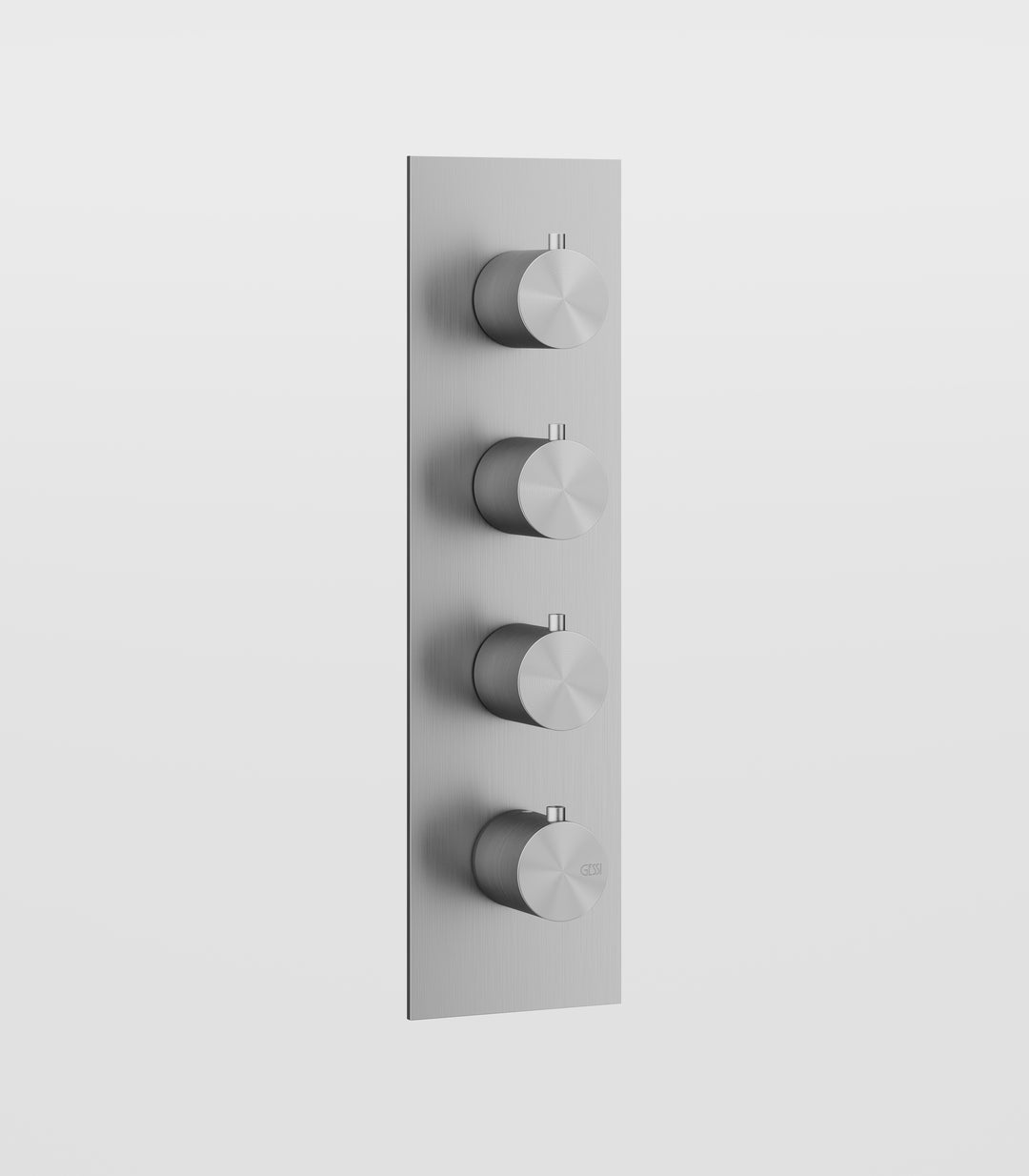 Bath&Shower316 Thermostatic Trim With Three Volume Controls Showers GESSI Steel Brushed  