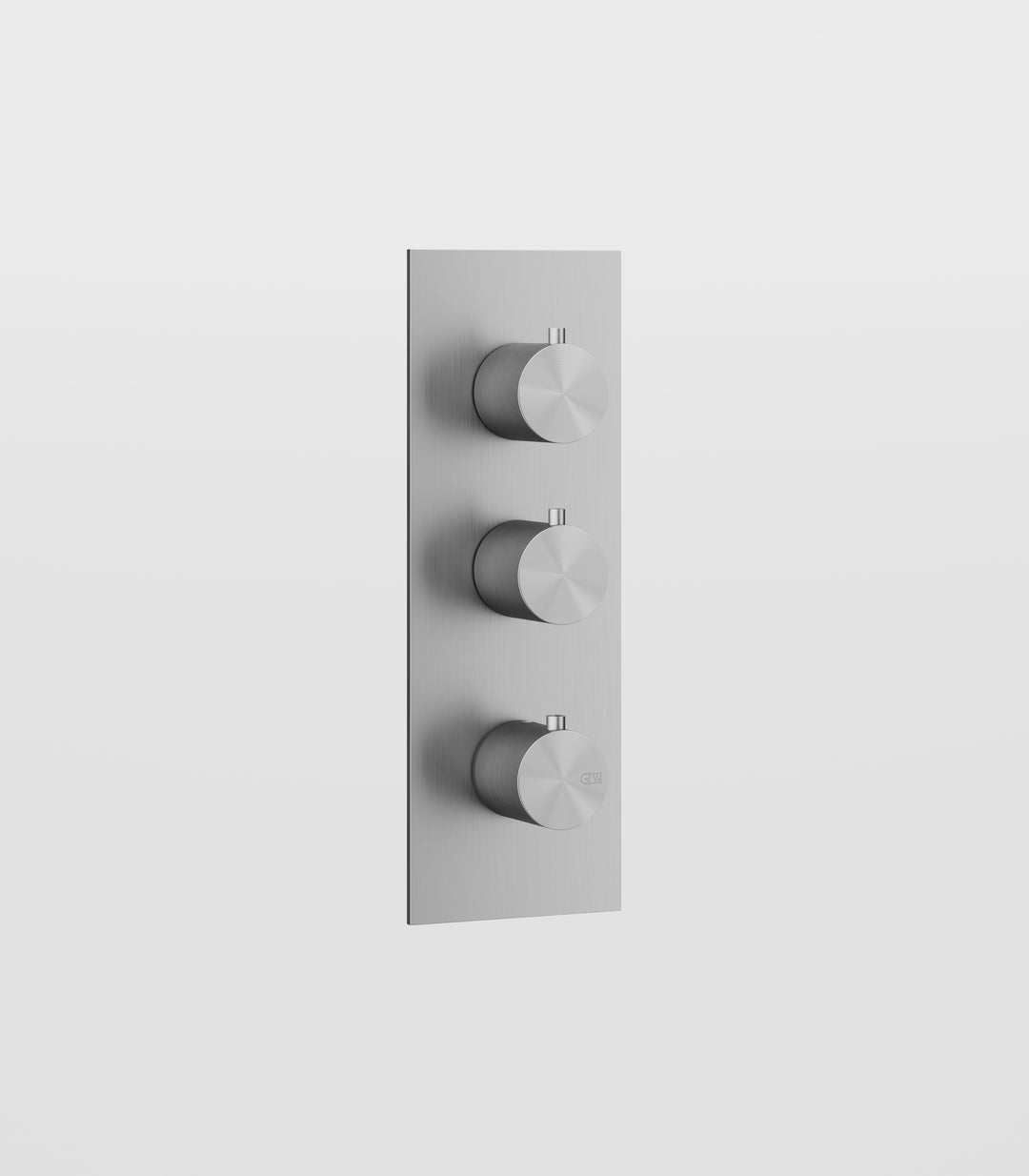 Bath&Shower316 Thermostatic Trim With Two Volume Controls Showers GESSI Steel Brushed  