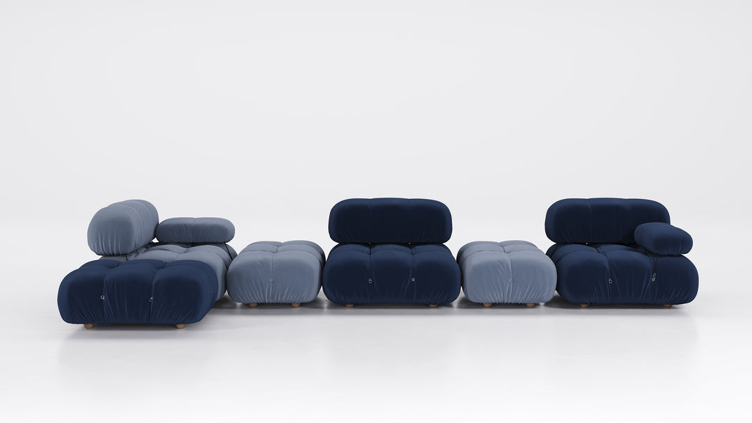Camaleonda Sofa Sectional Navy Blue Enia & Licata Sofas B&B Italia   