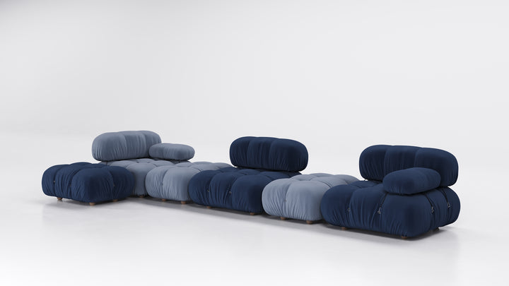 Camaleonda Sofa Sectional Navy Blue Enia & Licata Sofas B&B Italia   