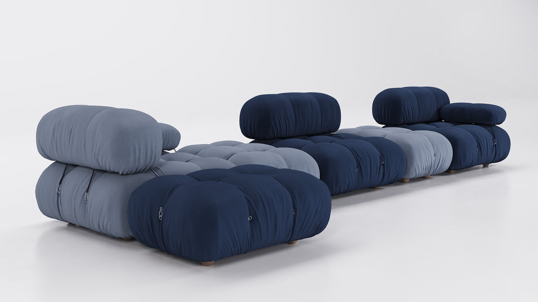 Camaleonda Sofa Sectional Navy Blue Enia & Licata Sofas B&B Italia   