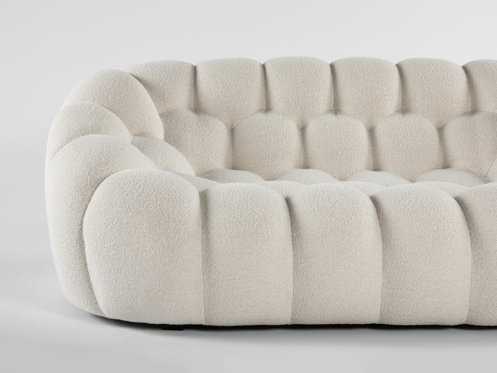 Bubble 2.5 Seat Sofa Orsetto Ivory Sofas Roche Bobois   
