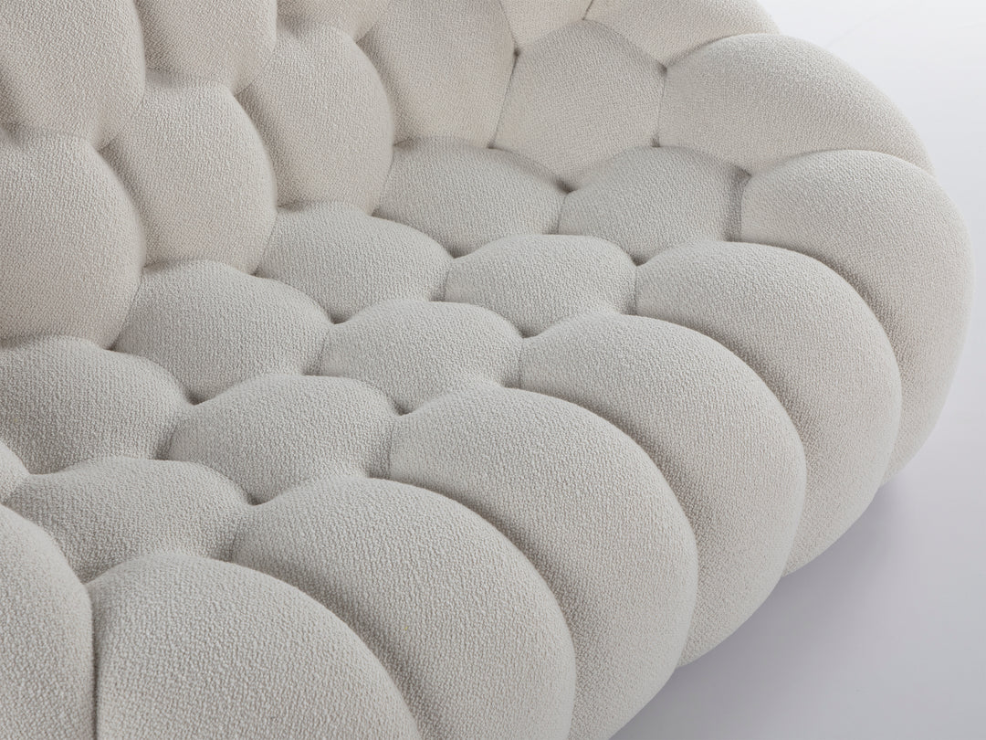 Bubble 2.5 Seat Sofa Orsetto Ivory Sofas Roche Bobois   