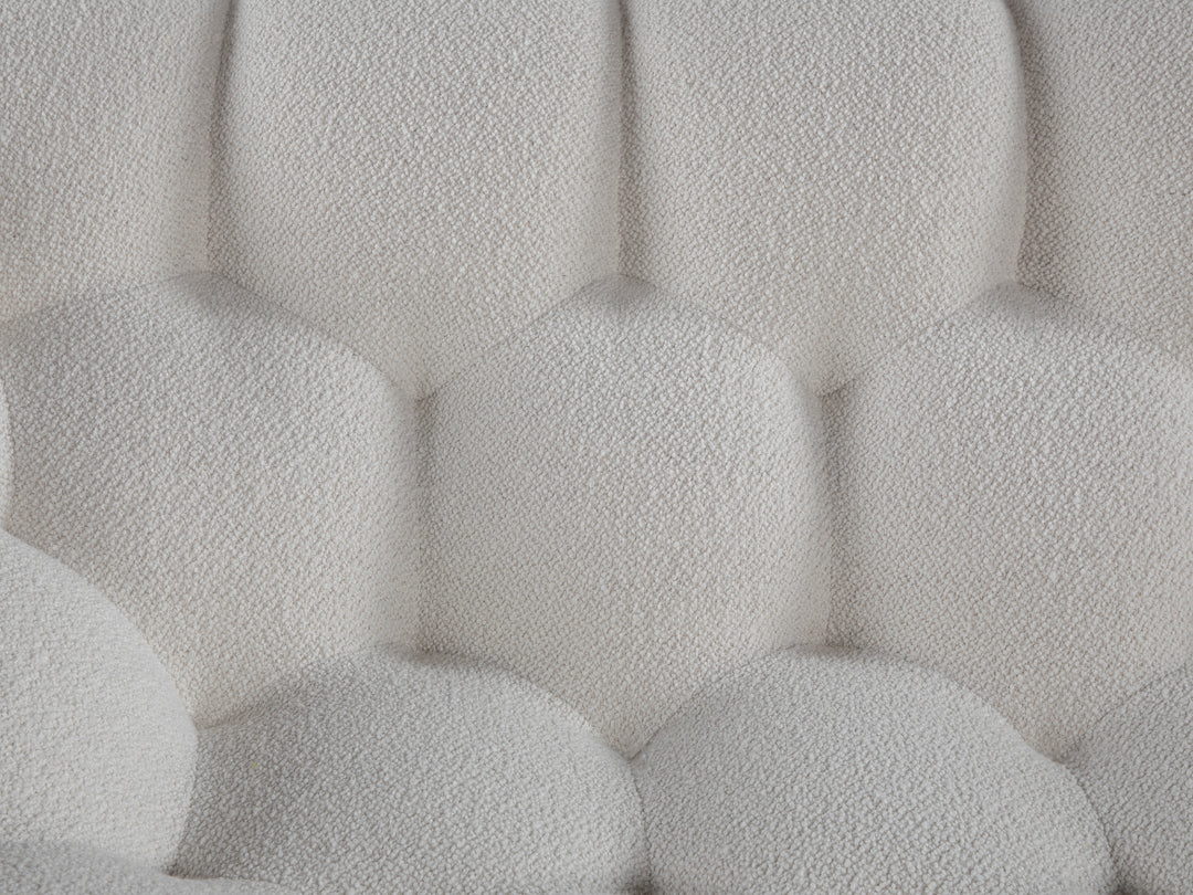 Bubble 2.5 Seat Sofa Orsetto Ivory Sofas Roche Bobois   