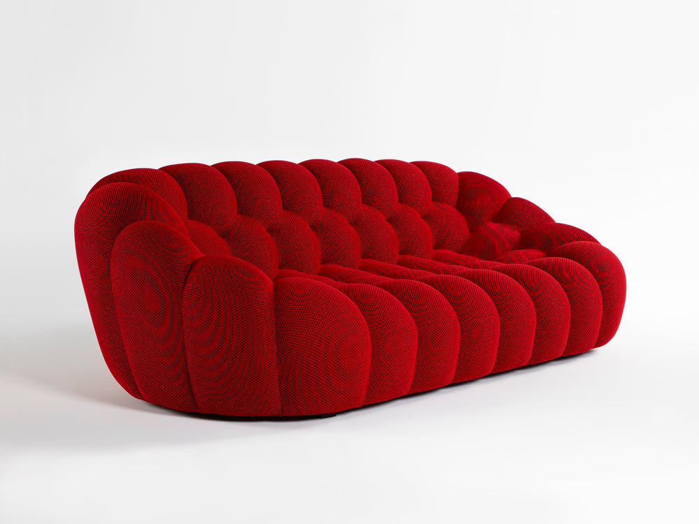 Bubble Large 3 Seat Sofa Rubis Red 3D Sofas Roche Bobois   
