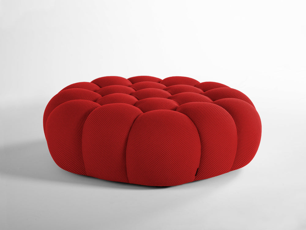 Bubble Large Ottoman 2D Rubis Red Ottomans Roche Bobois   