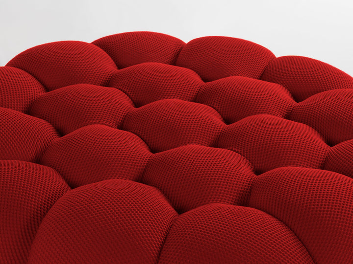 Bubble Large Ottoman 2D Rubis Red Ottomans Roche Bobois   