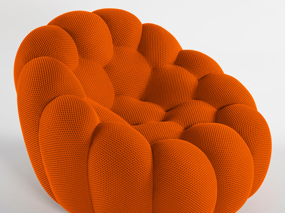 Bubble Pivoting Armchair Orange 2D Arm Chairs, Recliners & Sleeper Chairs Roche Bobois   