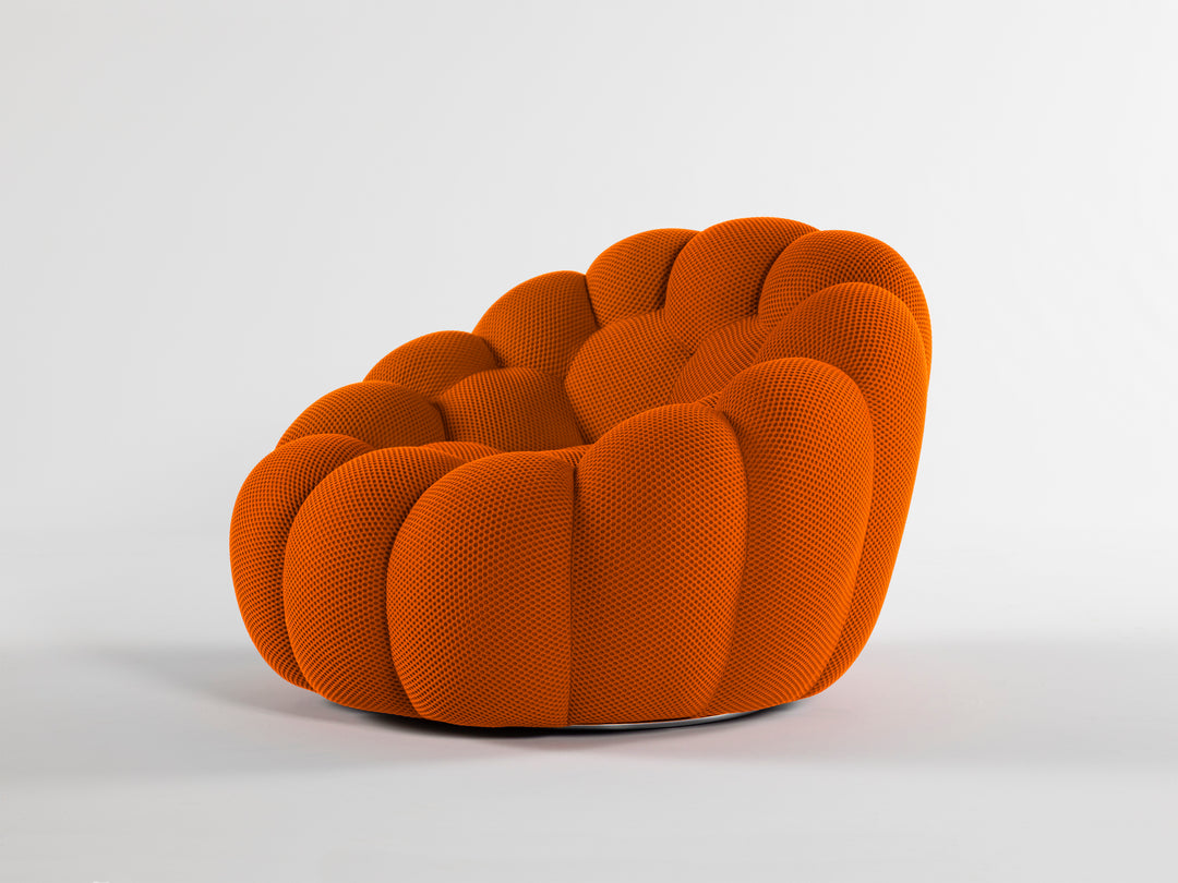Bubble Pivoting Armchair Orange 2D Arm Chairs, Recliners & Sleeper Chairs Roche Bobois   