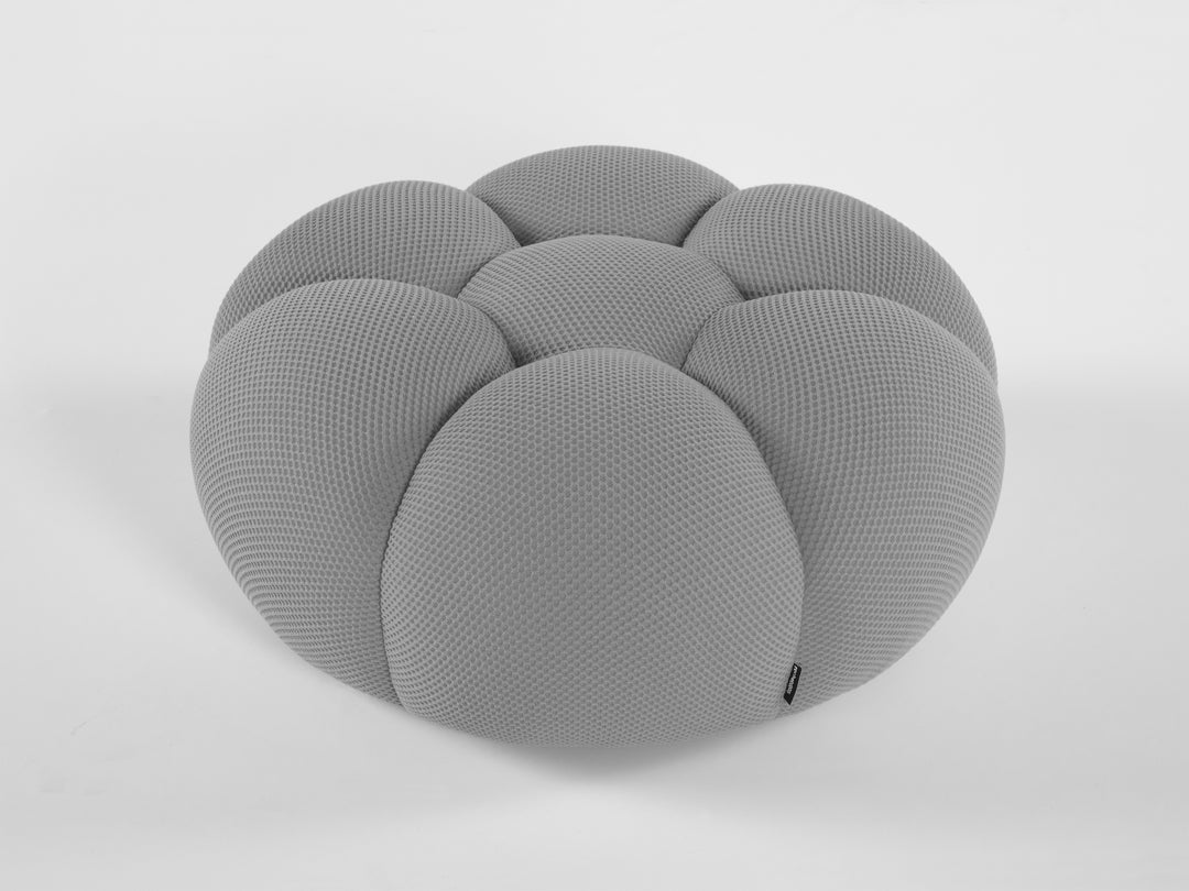 Bubble Ottoman Small 2D Nuvola Grey Ottomans Roche Bobois   