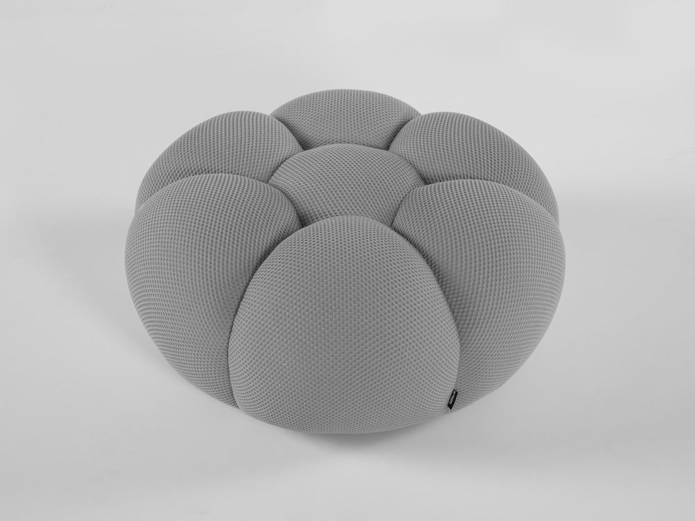 Bubble Ottoman Small 2D Nuvola Grey Ottomans Roche Bobois   