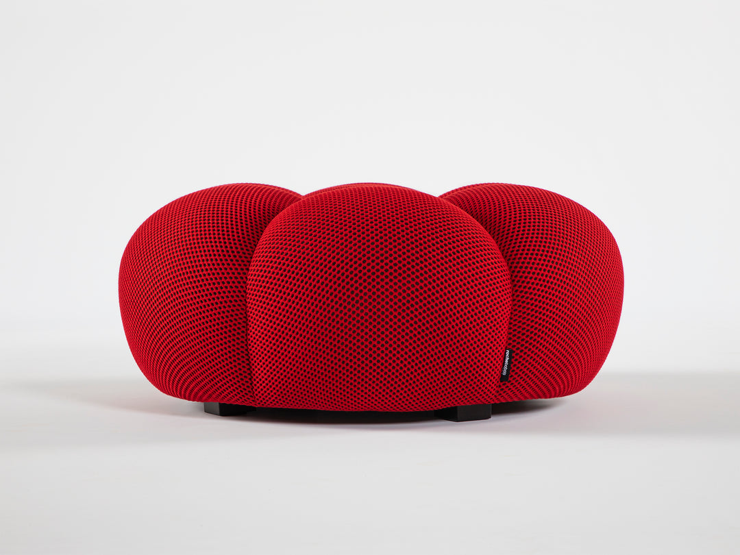 Bubble Ottoman Small 3D Rubis Red Ottomans Roche Bobois   