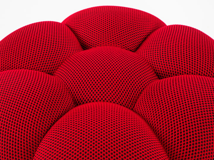 Bubble Ottoman Small 3D Rubis Red Ottomans Roche Bobois   