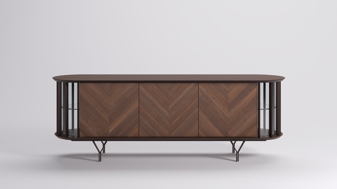 Costes Sideboard sideboard Cattelan Italia Canaletto Walnut / Burned Oak None 