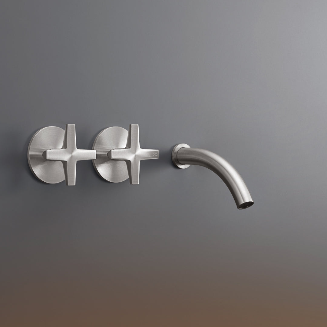 Cross Taps For Washbasin / Bidet - Wall-mounted Dual Handle Taps CRX11 Taps CEA   