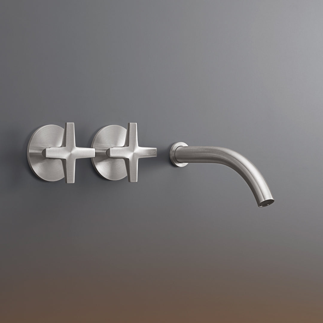 Cross Taps For Washbasin / Bidet - Wall-mounted Dual Handle Taps CRX12 Taps CEA   