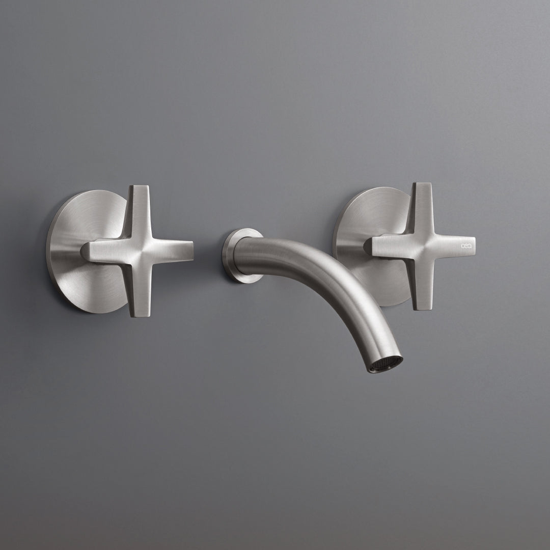 Cross Taps For Washbasin / Bidet - Wall-mounted Dual Handle Taps CRX15 Taps CEA   