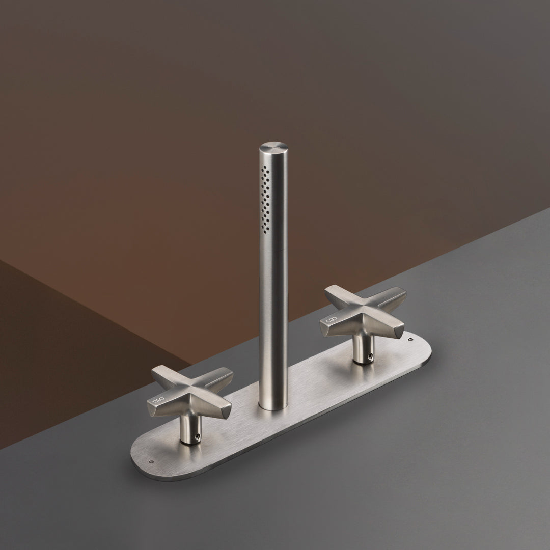 Cross Rim Mounted Bathtub Taps - Progressive Sets CRX28 Taps CEA   