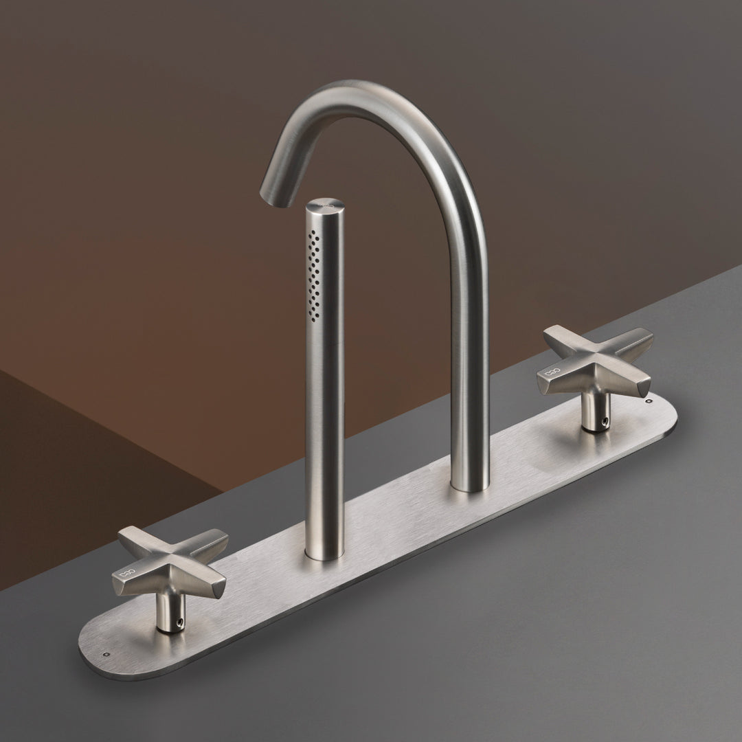 Cross Rim Mounted Bathtub Taps - Progressive Sets CRX29 Taps CEA   