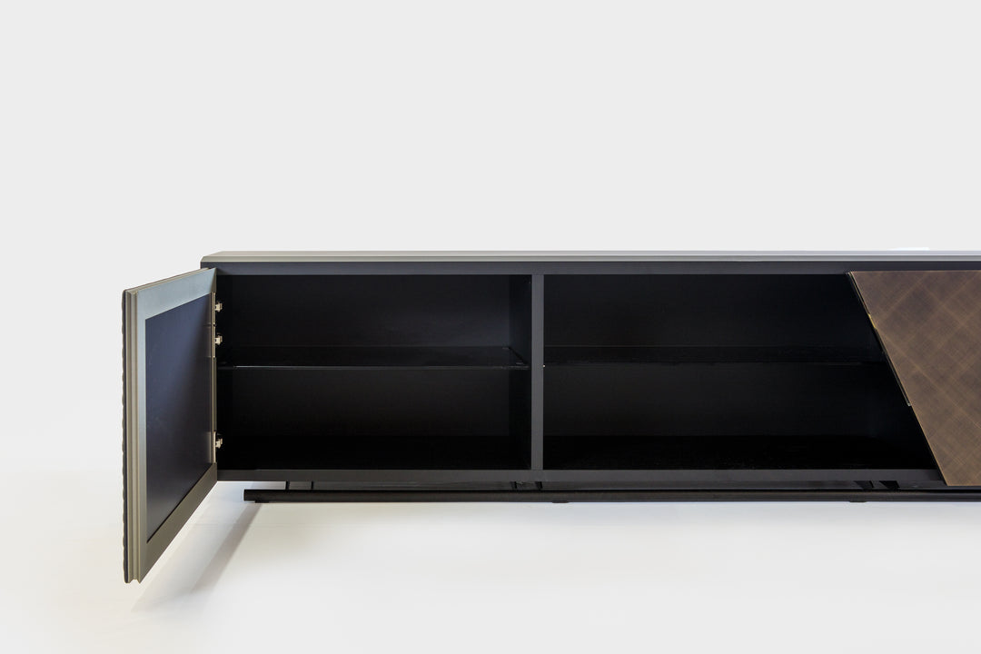 Aston TV Stand Bronze TV Unit Cattelan Italia   