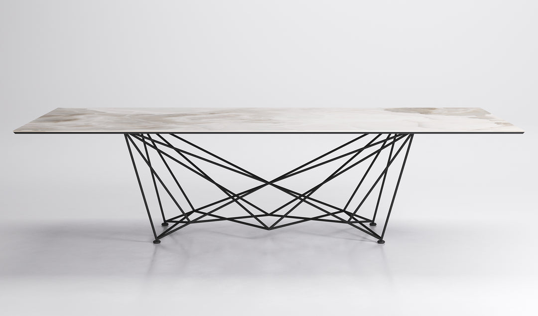 Gordon Rectangular Keramik Dining Table Kitchen & Dining Room Tables Cattelan Italia   