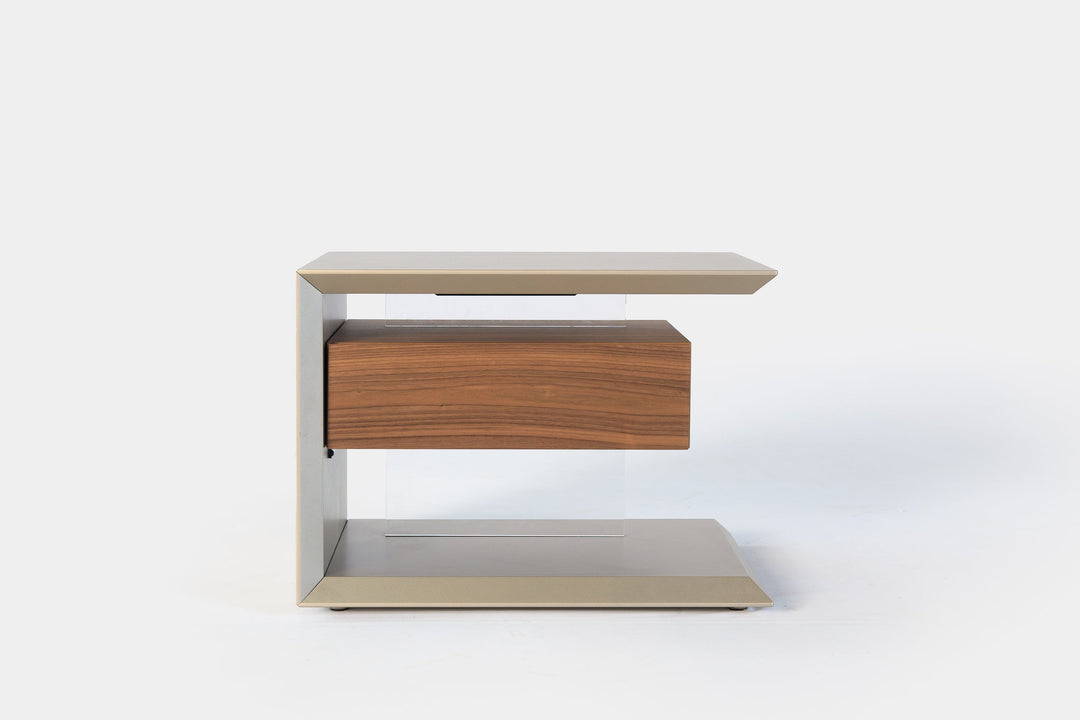 Biagio Nightstand Canaletto Walnut Nightstands Cattelan Italia   