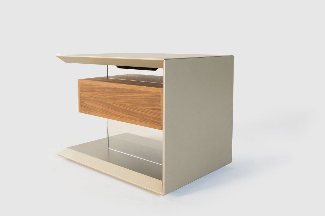 Biagio Nightstand Canaletto Walnut Nightstands Cattelan Italia   