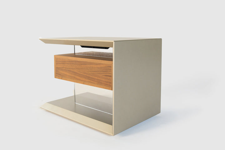Biagio Nightstand Canaletto Walnut Nightstands Cattelan Italia   