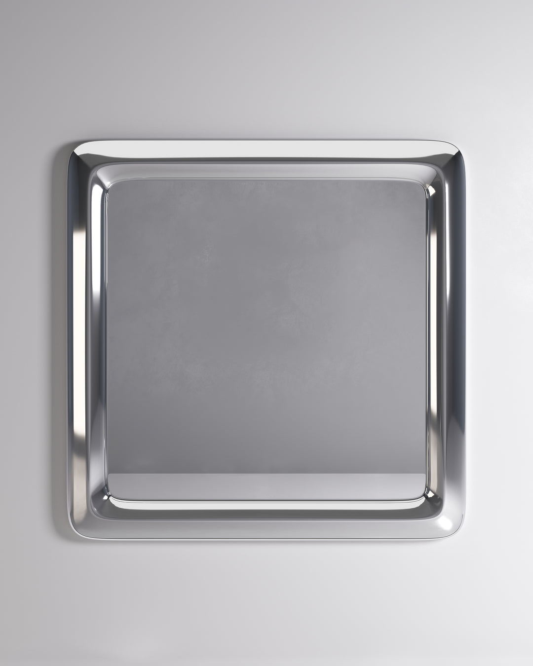 Glenn Square Mirror Silver Mirrors Cattelan Italia   