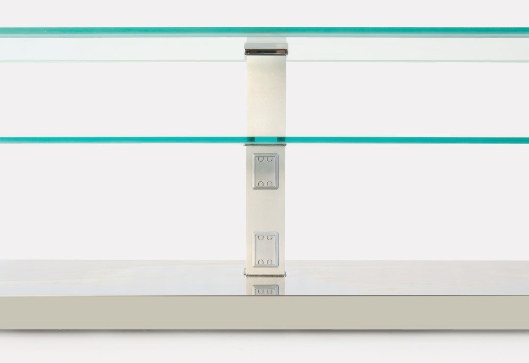 Play TV Stand Chrome TV Unit Cattelan Italia   