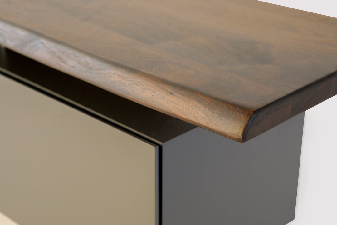 Seneca TV Stand Burned Oak TV Unit Cattelan Italia   