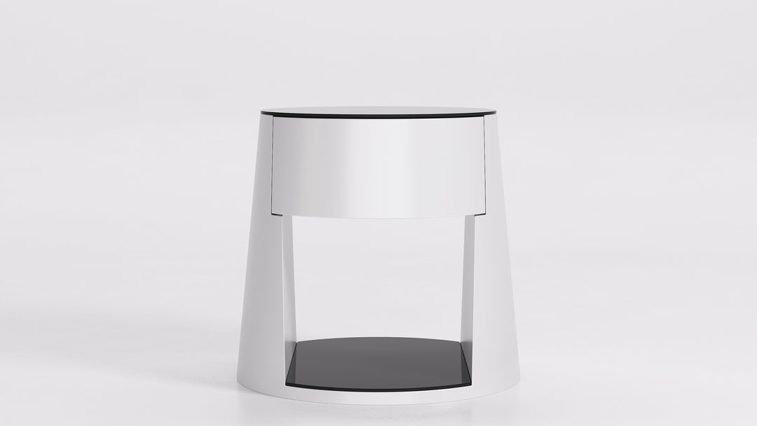 Nigel Round Nightstand Nightstands Cattelan Italia   