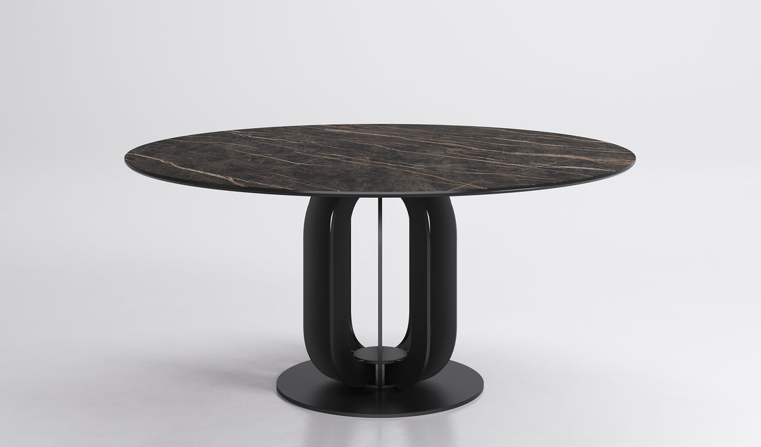 Soho Keramik Round Dining Table Kitchen & Dining Room Tables Cattelan Italia
