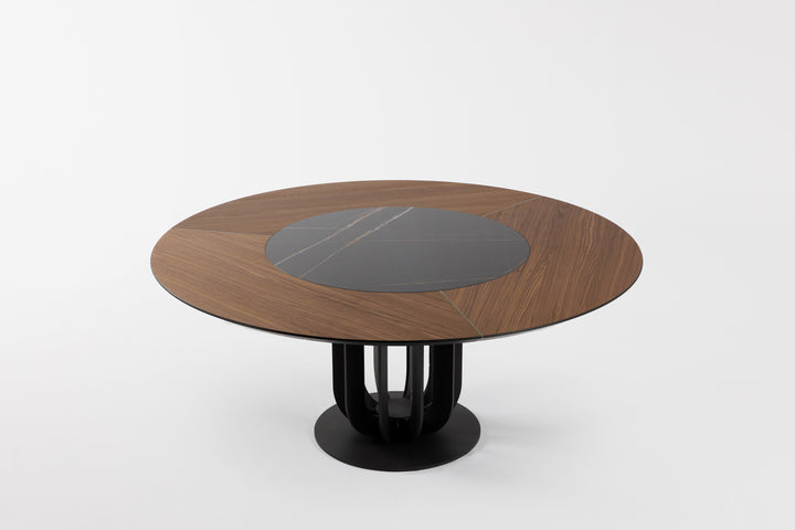 Soho Ker-Wood Dining Table Kitchen & Dining Room Tables Cattelan Italia   