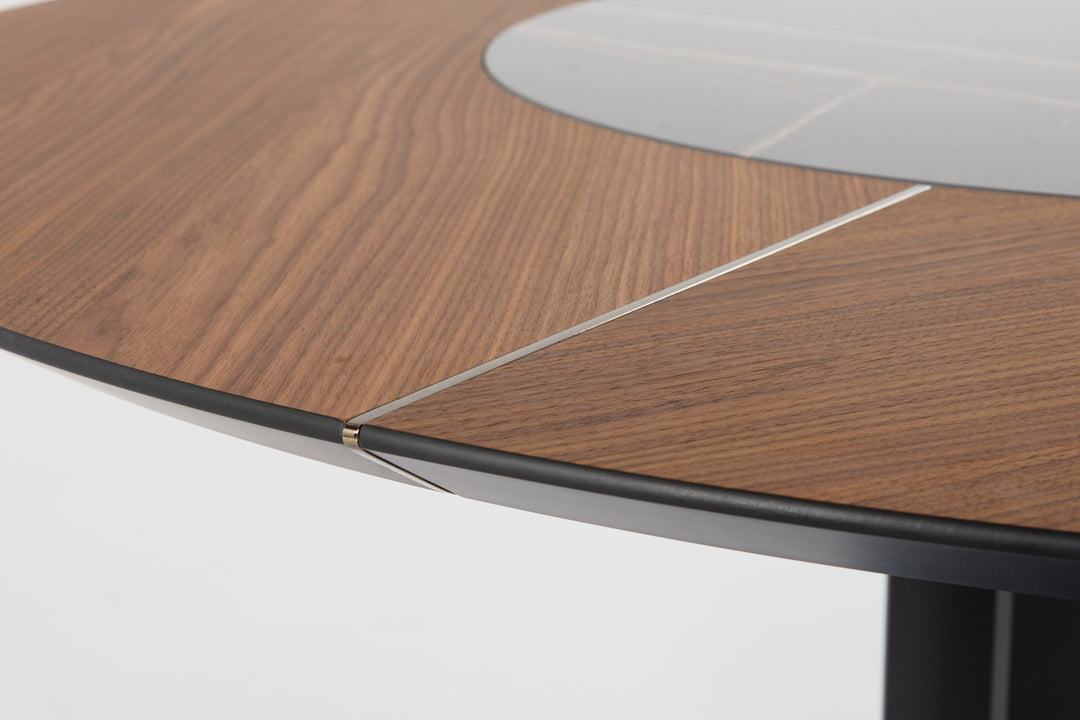 Soho Ker-Wood Dining Table Kitchen & Dining Room Tables Cattelan Italia   
