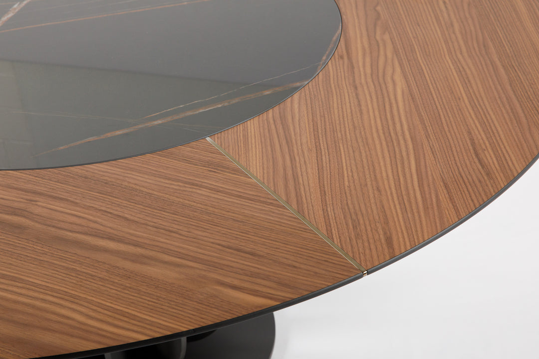 Soho Ker-Wood Dining Table Kitchen & Dining Room Tables Cattelan Italia   
