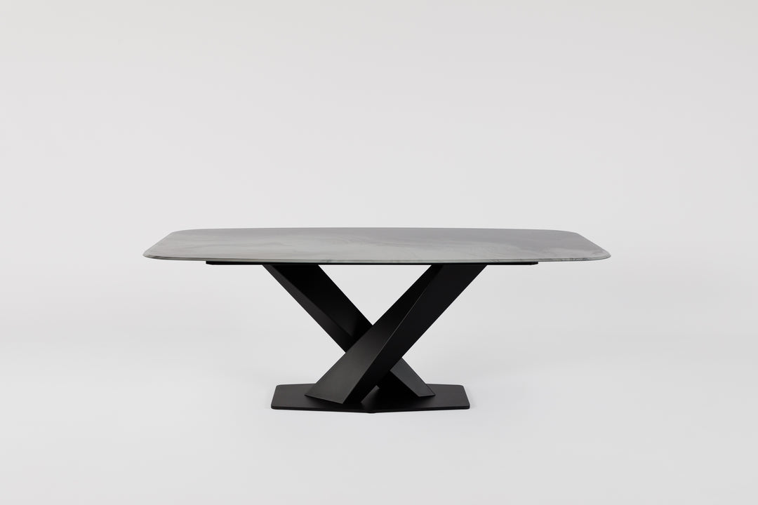 Stratos CrystalArt Dining Table Kitchen & Dining Room Tables Cattelan Italia   